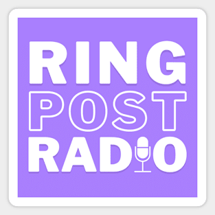 Ring Post Radio Logo Magnet